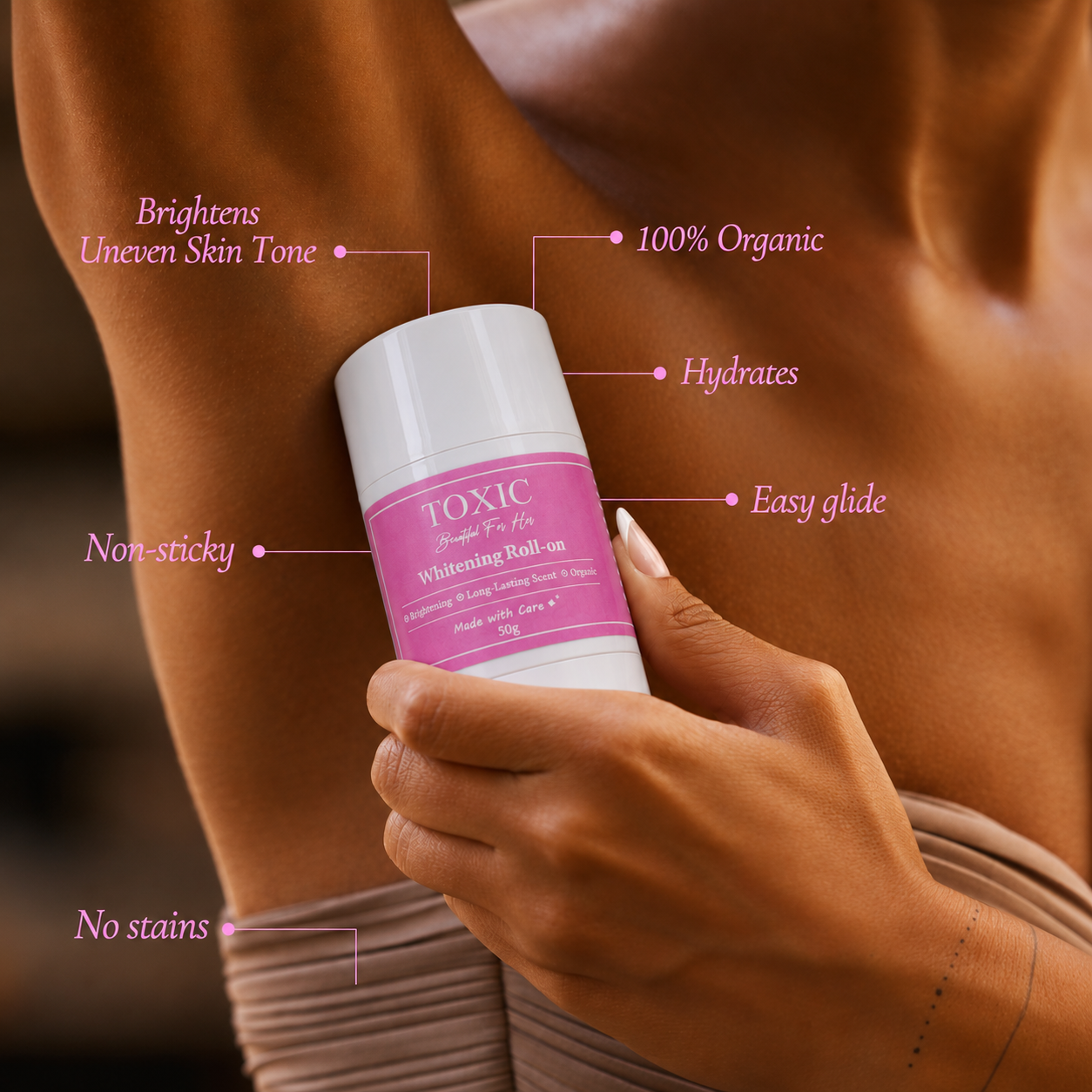 Toxic™ Organic Whitening Roll On