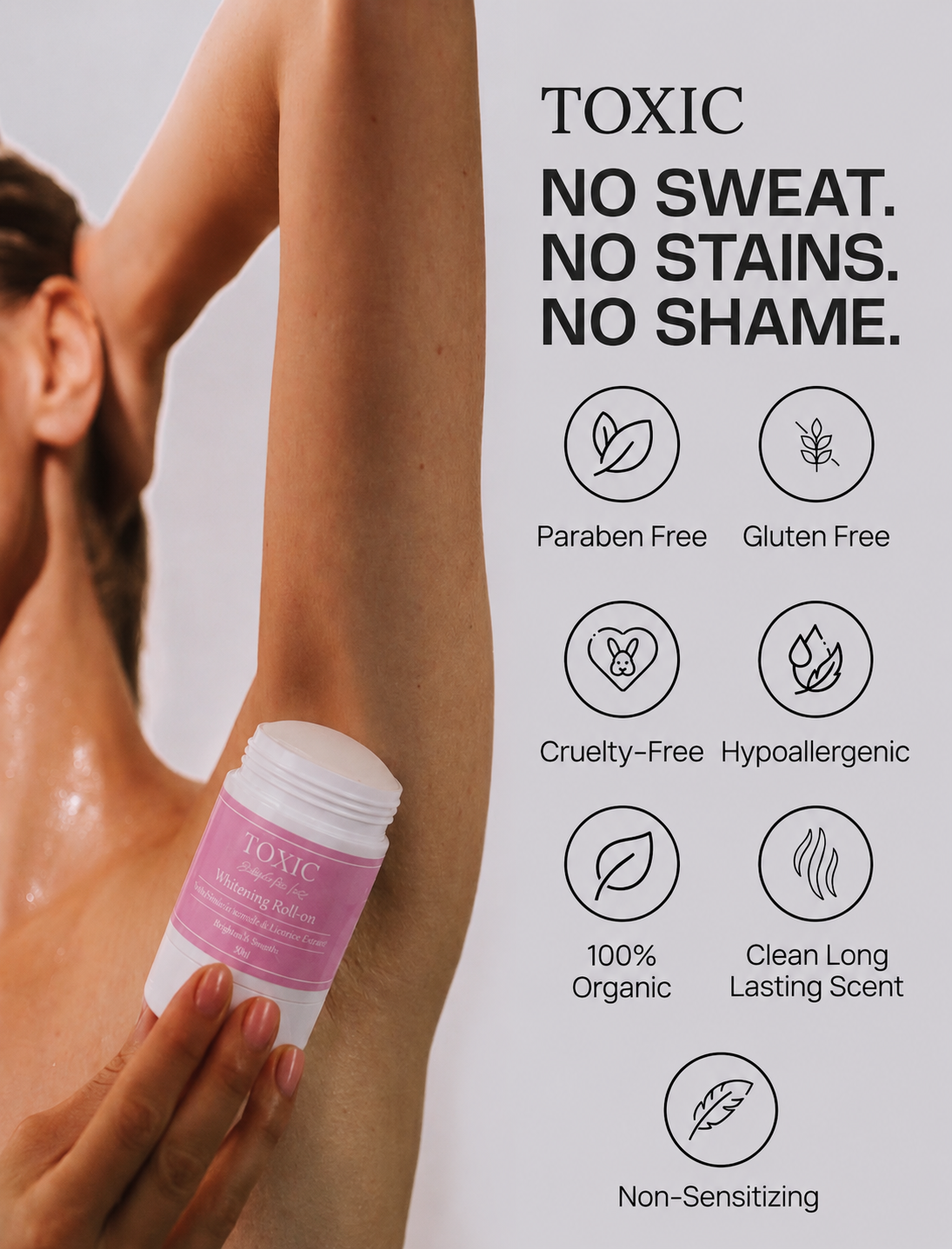 Toxic™ Organic Whitening Roll On